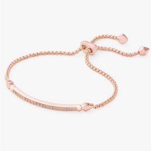 Kendra Scott Ott Adjustable Chain Bracelet in Rose Gold. Brand new. Never worn.